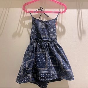 Crew cuts size 3 Bandana Print Halter Dress